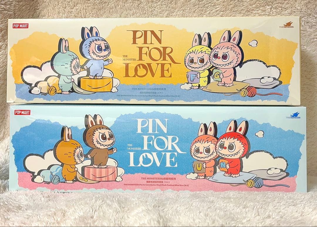 POPMART PIN FOR LOVE ラブブ イニシャル アソート 2セット