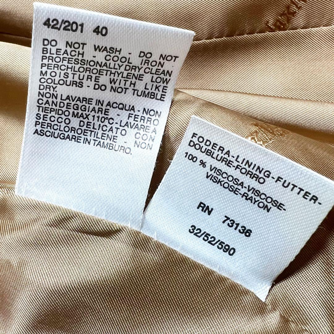 美品 Max Mara マニュエラ ロングコート アンゴラ L相当 キャメル