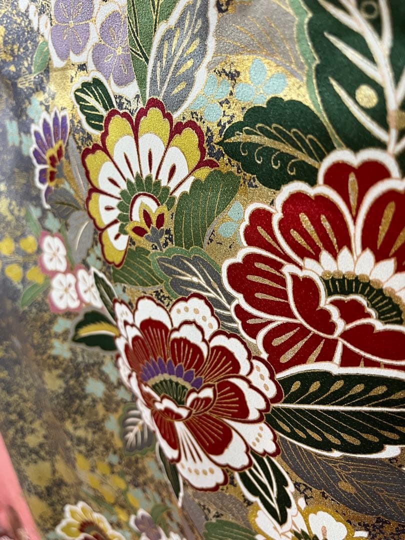 中古★振袖★仕立て上がり　NO.B11 ピンク色　成人式　結婚式