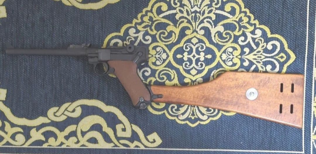 タナカワークス ルガーP08 ショートタイプ ストック ウッドストック