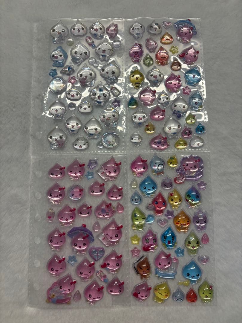 ボンボンドロップシール シール帳 しずくちゃん サンリオ 平成女児