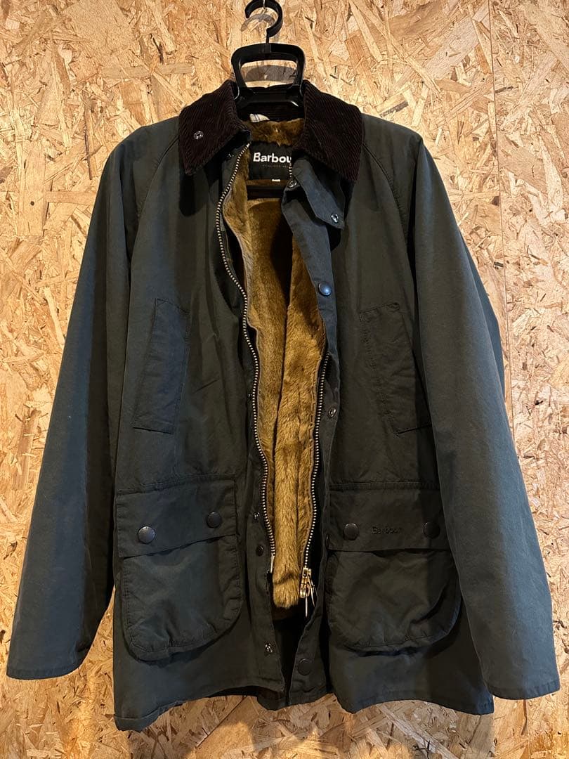 【すけさん様】ビームスF Barbourワックスコットン ジャケット/オリーブ