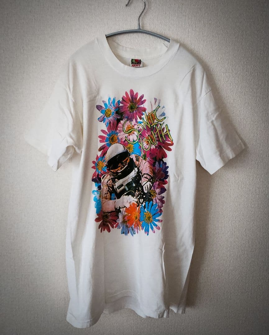 Sonic Youth 花男 flower Vintage Tシャツ M