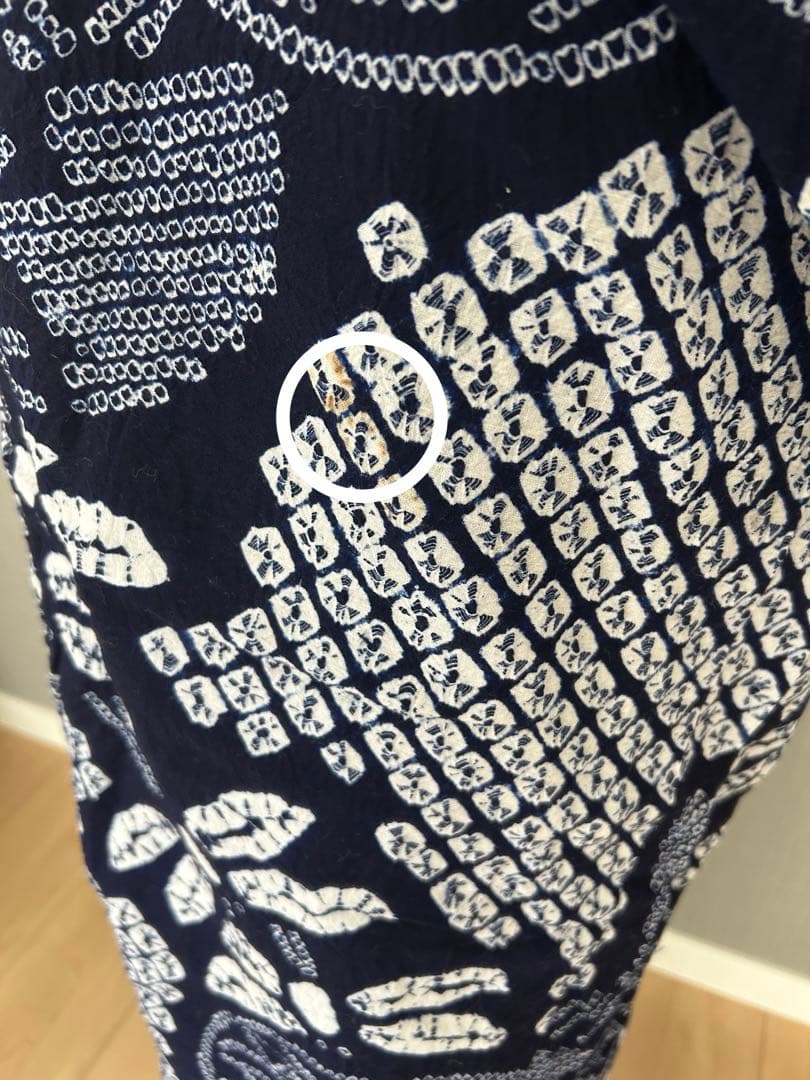 豪華 総絞り トンボ 団扇 模様 浴衣