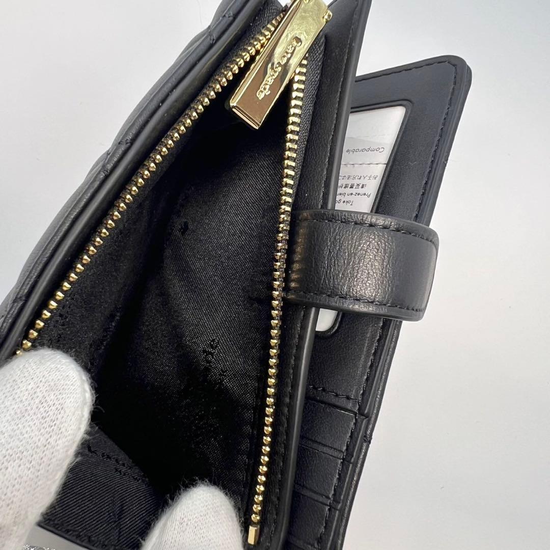 ☆新品☆kate spade ブラック 二つ折り財布