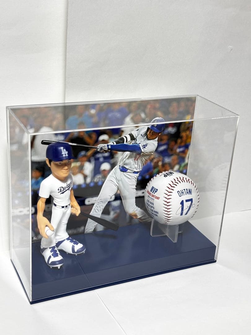大谷翔平　ディスプレイケース　2024 MVP ボール　ボールケース　ドジャース