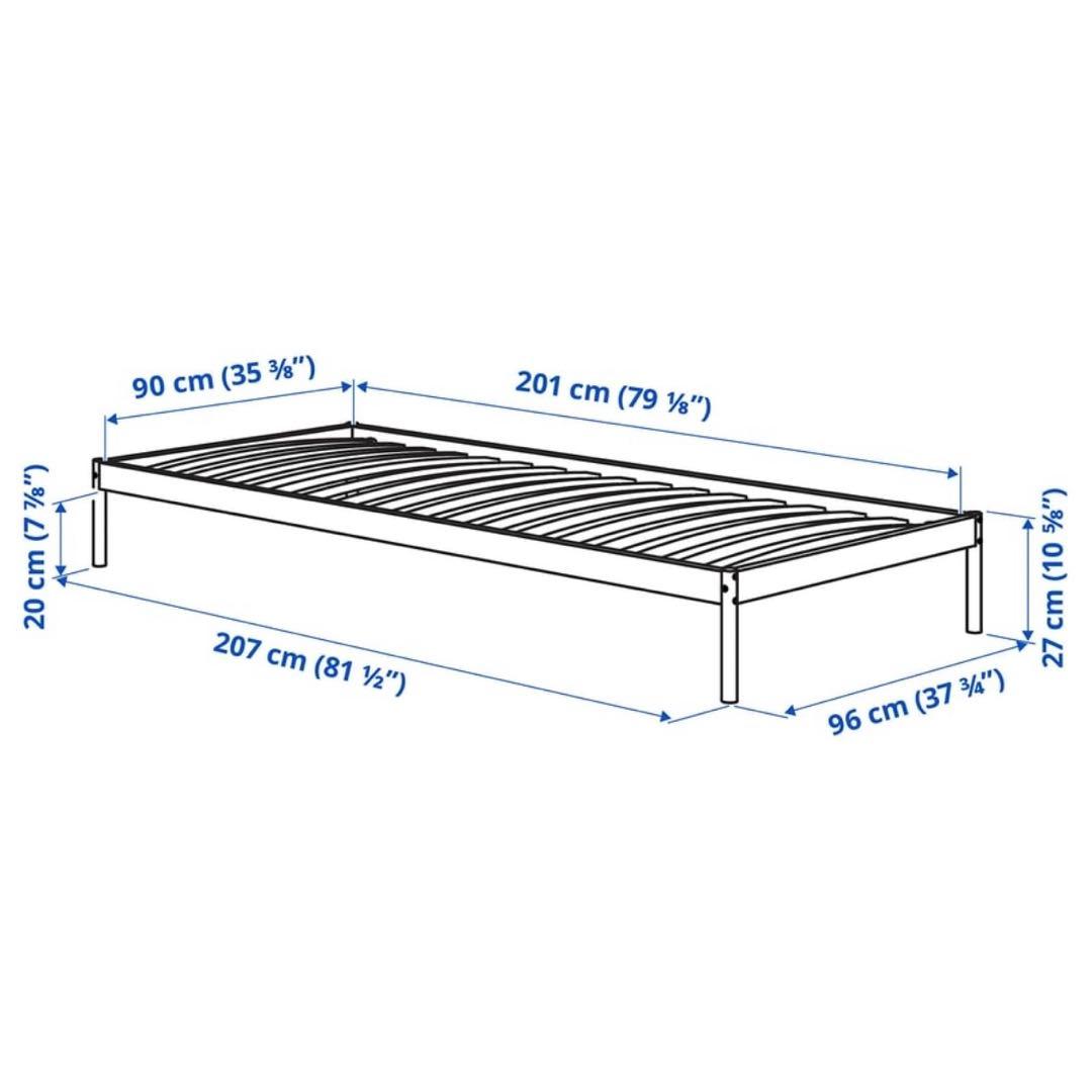 【 IKEA 】シングルベッドフレーム ★美品★ 90x200cm 2台セット