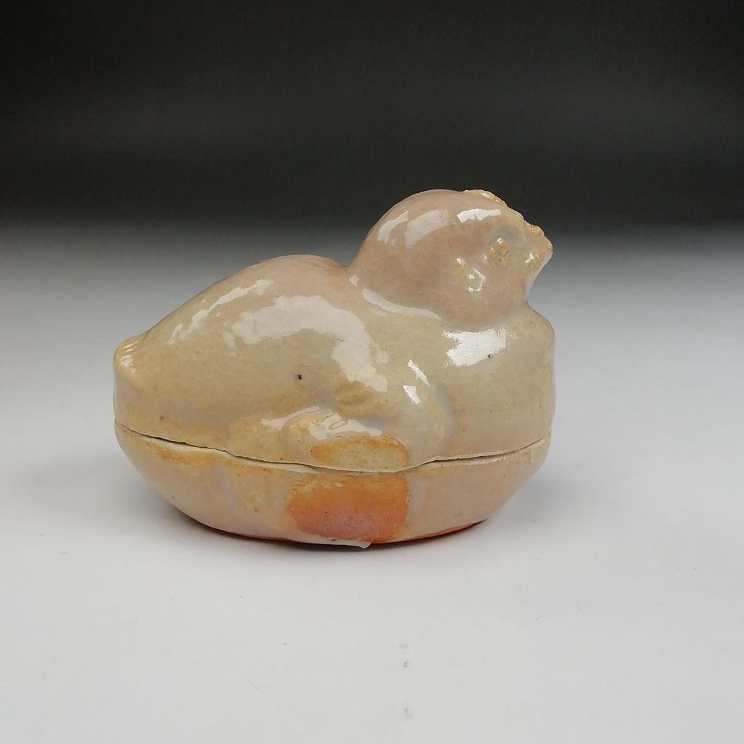 Ｔ８８６　香合　『干支　酉』『朝日焼』『七十四代　朝日豊斎』　共箱　茶道具