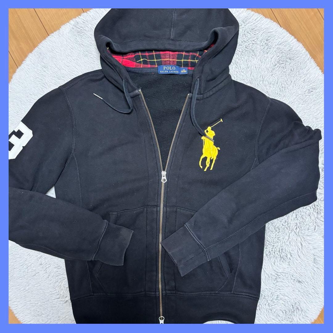 Polo Ralph Lauren フルジップパーカー XS 黒