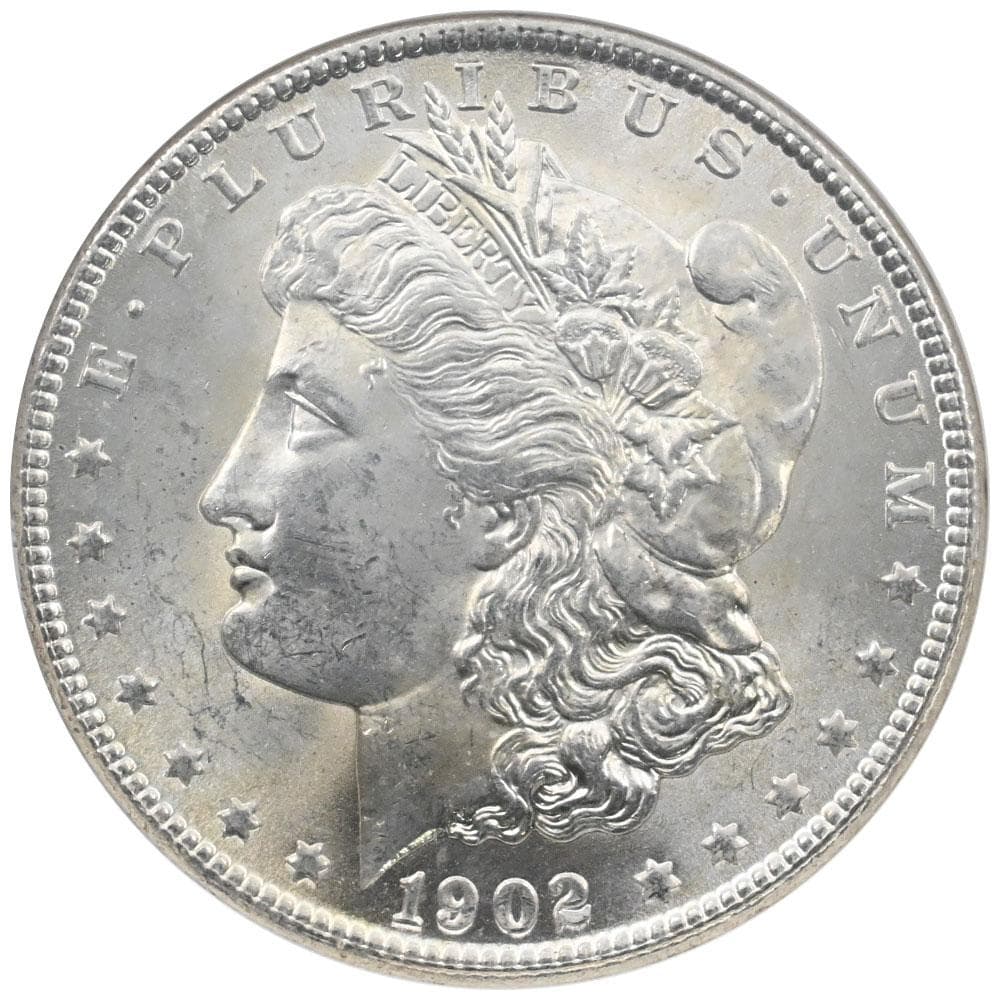 1902 1ドル 銀貨 アメリカ NGC MS63 モルガンダラー 045