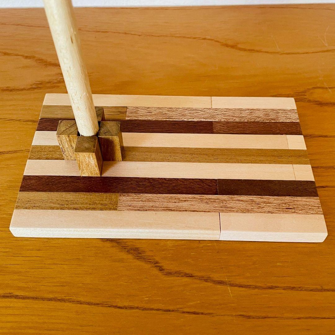 【一品物】寄せ木　鯉のぼりＢタイプ