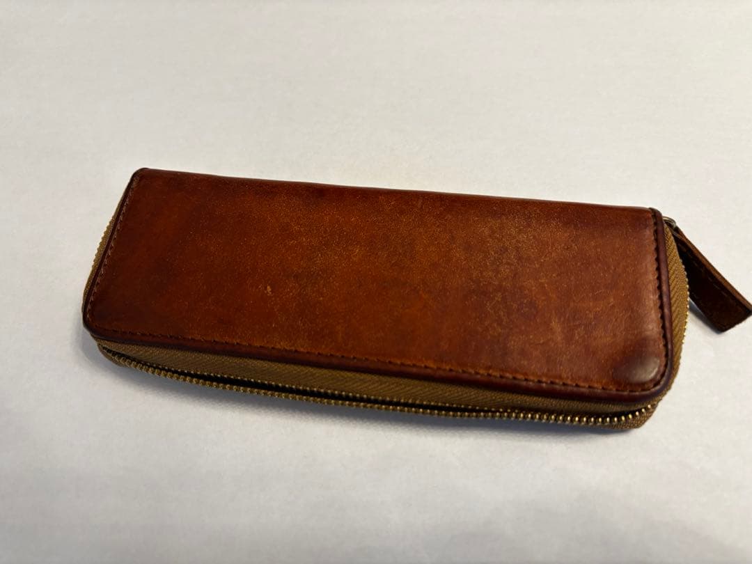 sot プエブロレザー　ラウンドファスナーペンケース　筆箱　おまけ付き