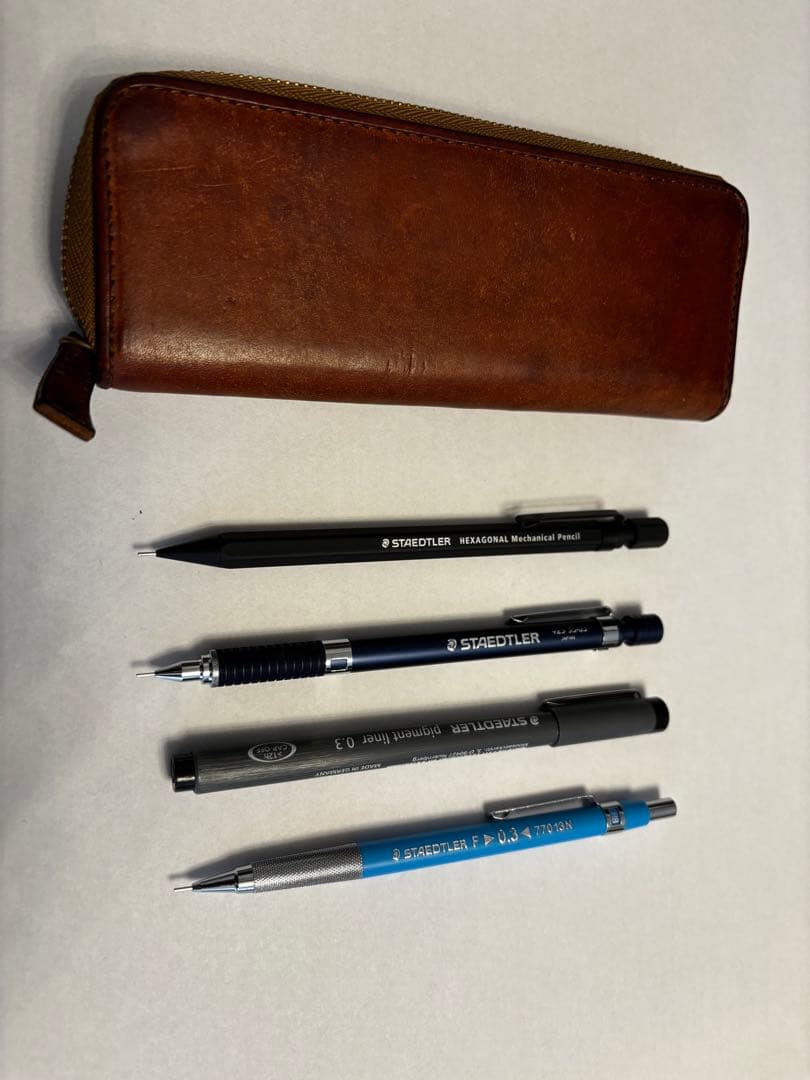 sot プエブロレザー　ラウンドファスナーペンケース　筆箱　おまけ付き