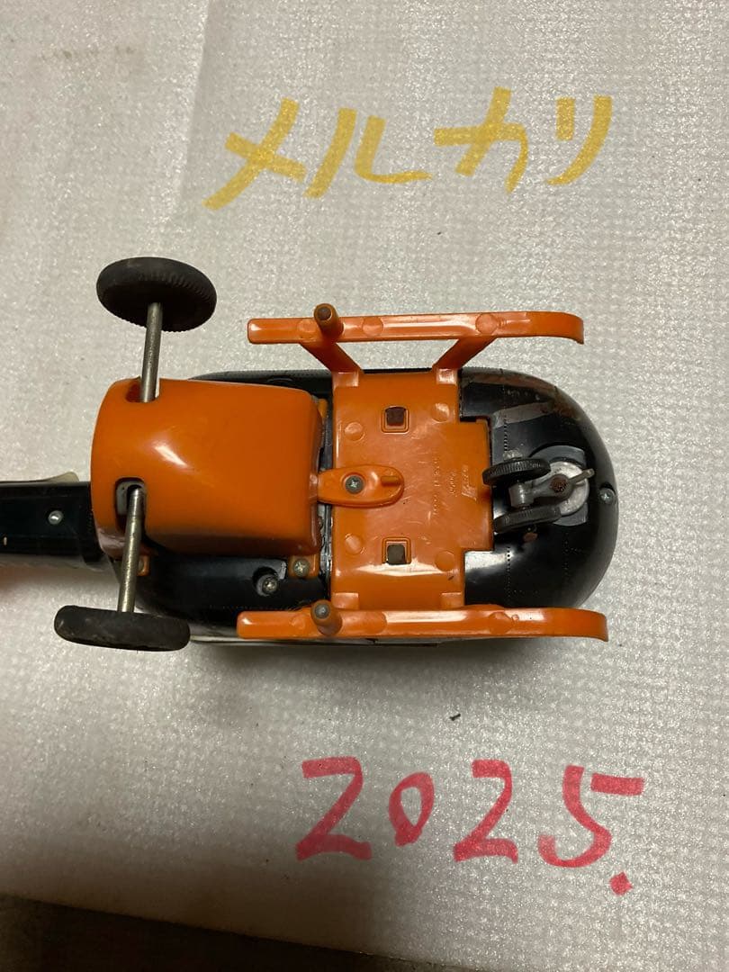 J・TOY／JUNIOR。ポリスパトロールヘリコプター。【単1電池2本使用不動】