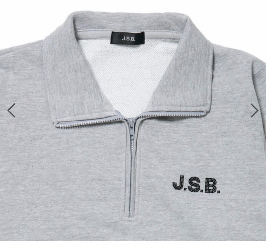 Rhinestone Logo Half Zip Sweat 新品未使用