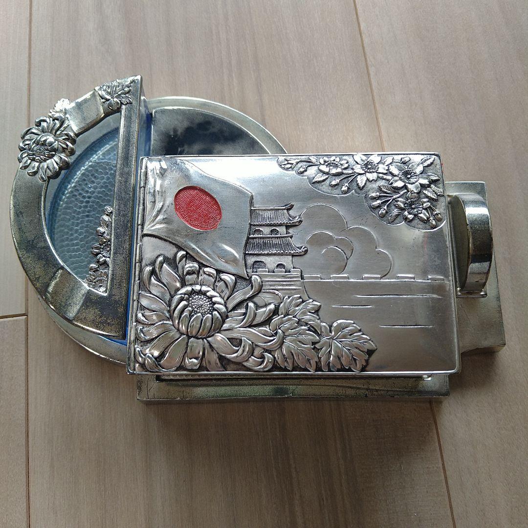 昭和レトロ　灰皿　シガーケース　アンティーク