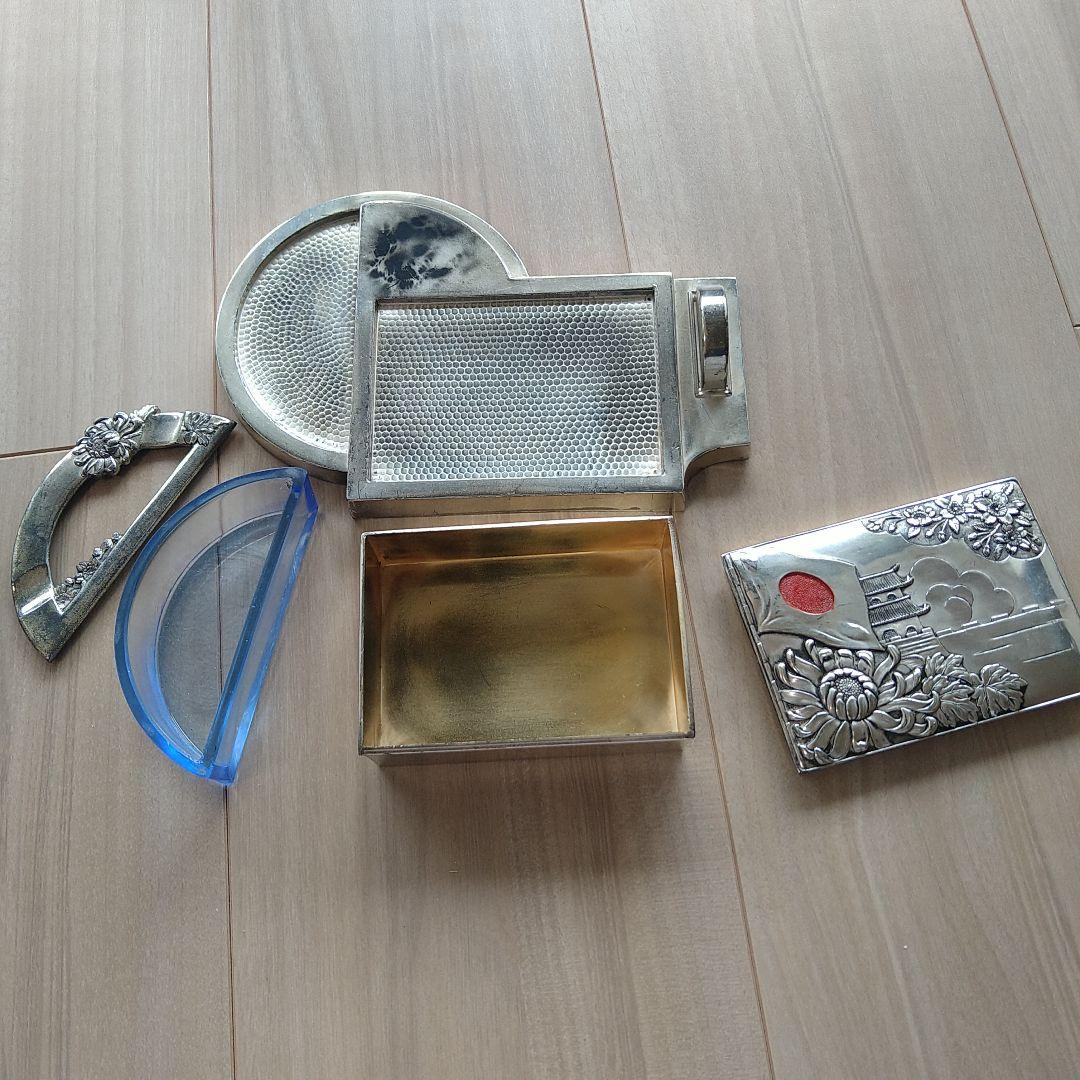 昭和レトロ　灰皿　シガーケース　アンティーク