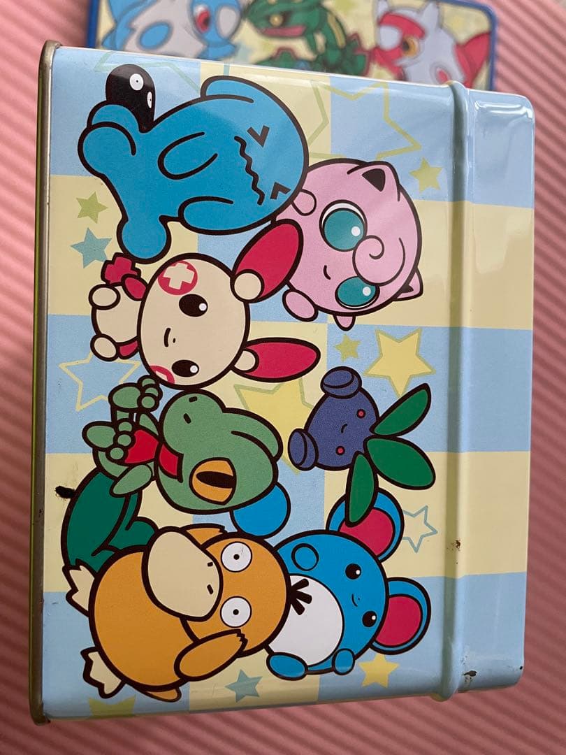 ポケドール　お菓子缶　レア　ポケモンセンター　　　レックウザ　ラティアス