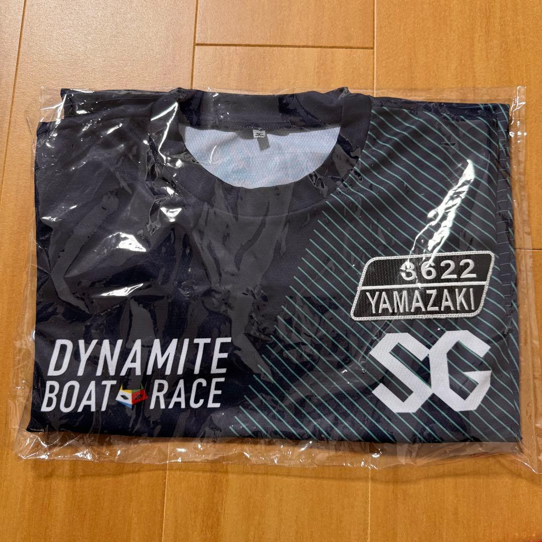 ボートレース　芦屋　オリジナルTシャツ守屋美穂サイン入り　SG Tシャツ山崎智也