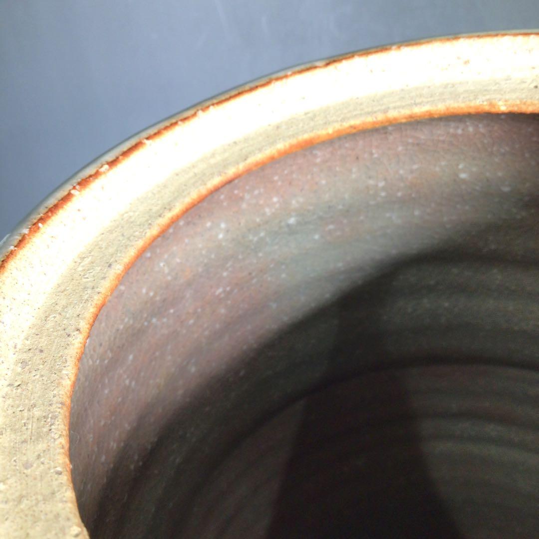 Ｎ９９５　水指　『萩焼』『天龍窯　服部要萩造』『一重口水指』　共箱　茶道具