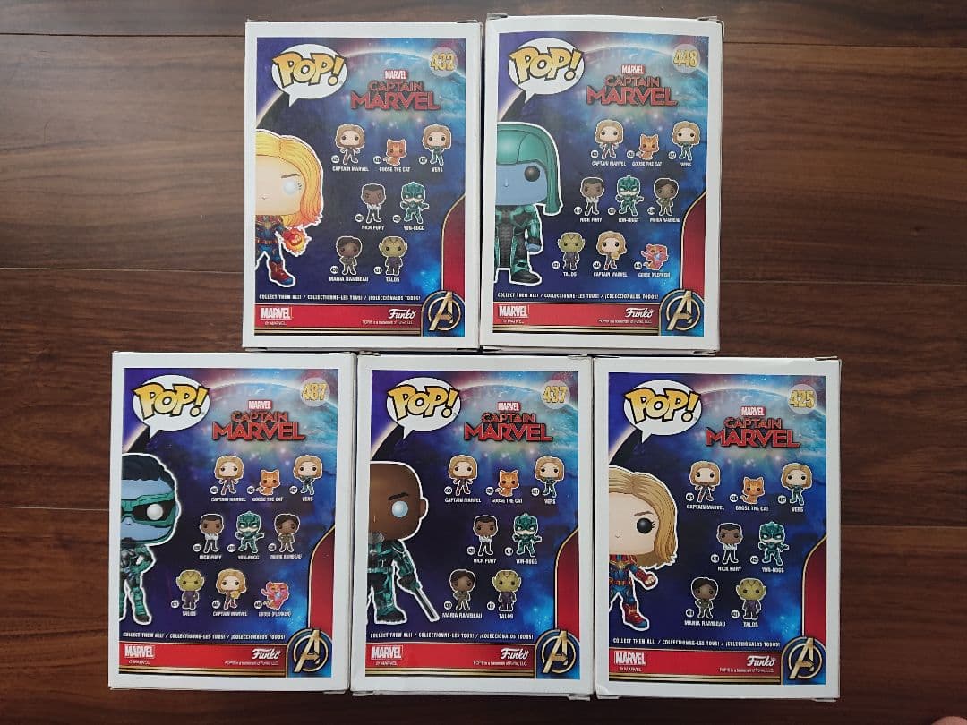 funko pop MARVEL(マーベル) ５点セット
