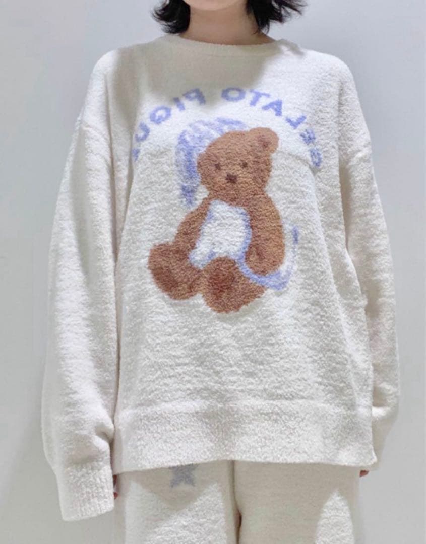 gelato pique　GOOD NIGHT BEAR JQDプルオーバー　F