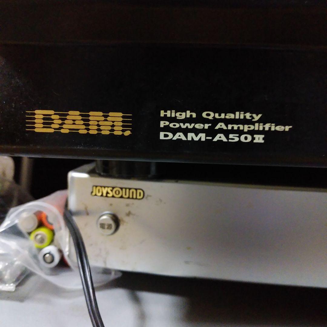 値引き❕売れちゃいます❕！カラオケＤＡＭ　アンプセット　マイクカバーオマケ付❕