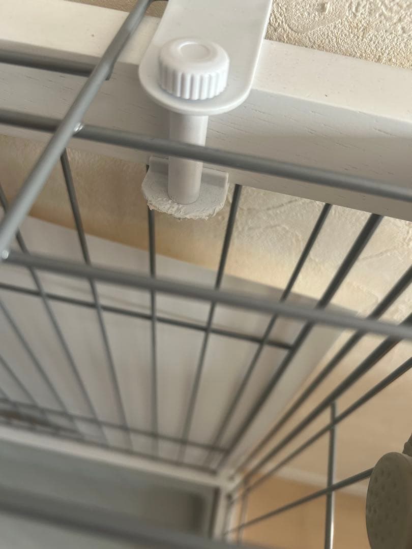 ペティオ　犬用ケージ トイレ分離タイプ ホワイト　屋根付直接渡し優先