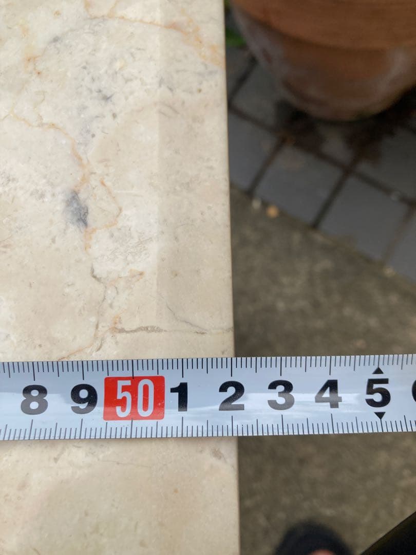 大理石天板　サイドテーブル　高級家具