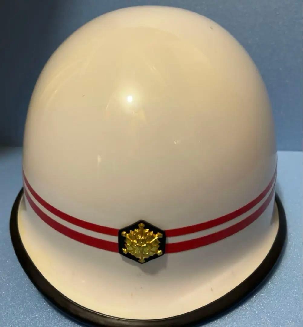 【撮影用】保安帽　ヘルメット　赤ライン　中古品