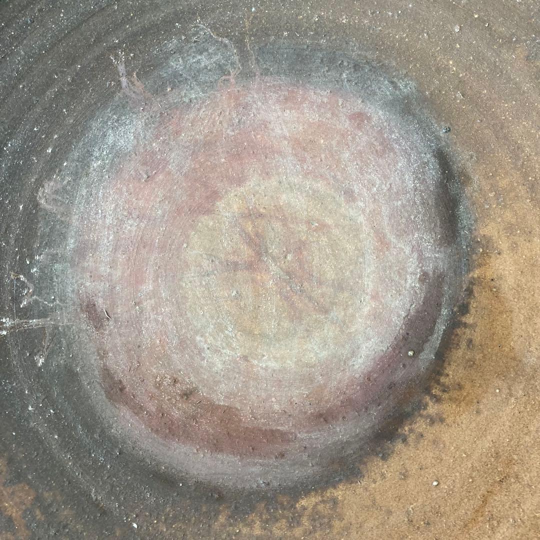 備前焼　大皿　径57cm　窯変　胡麻　飾り皿　特大サイズ