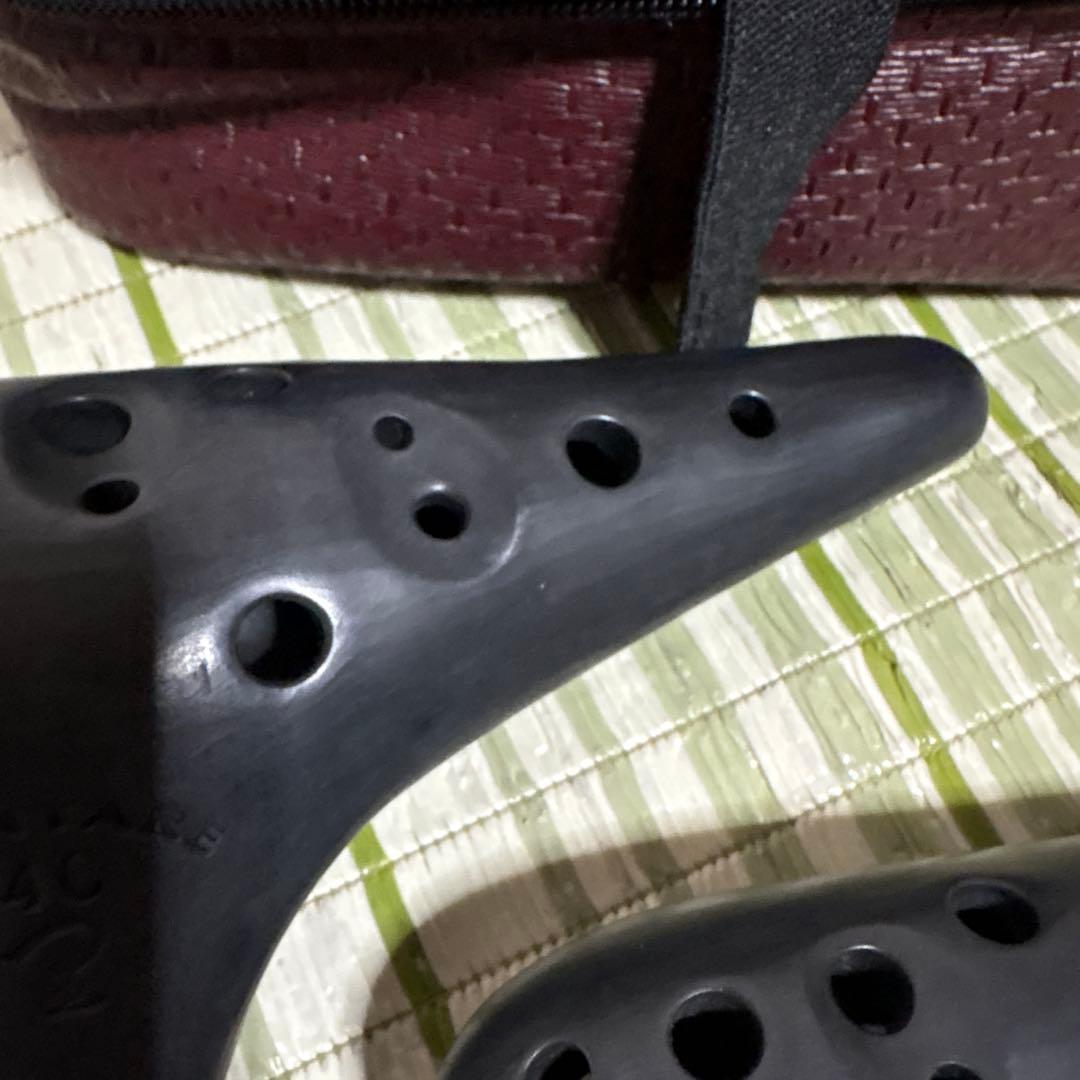 CANTARE 4C 3F オカリナ 黒 ケース付き　カンターレ 楽器　笛