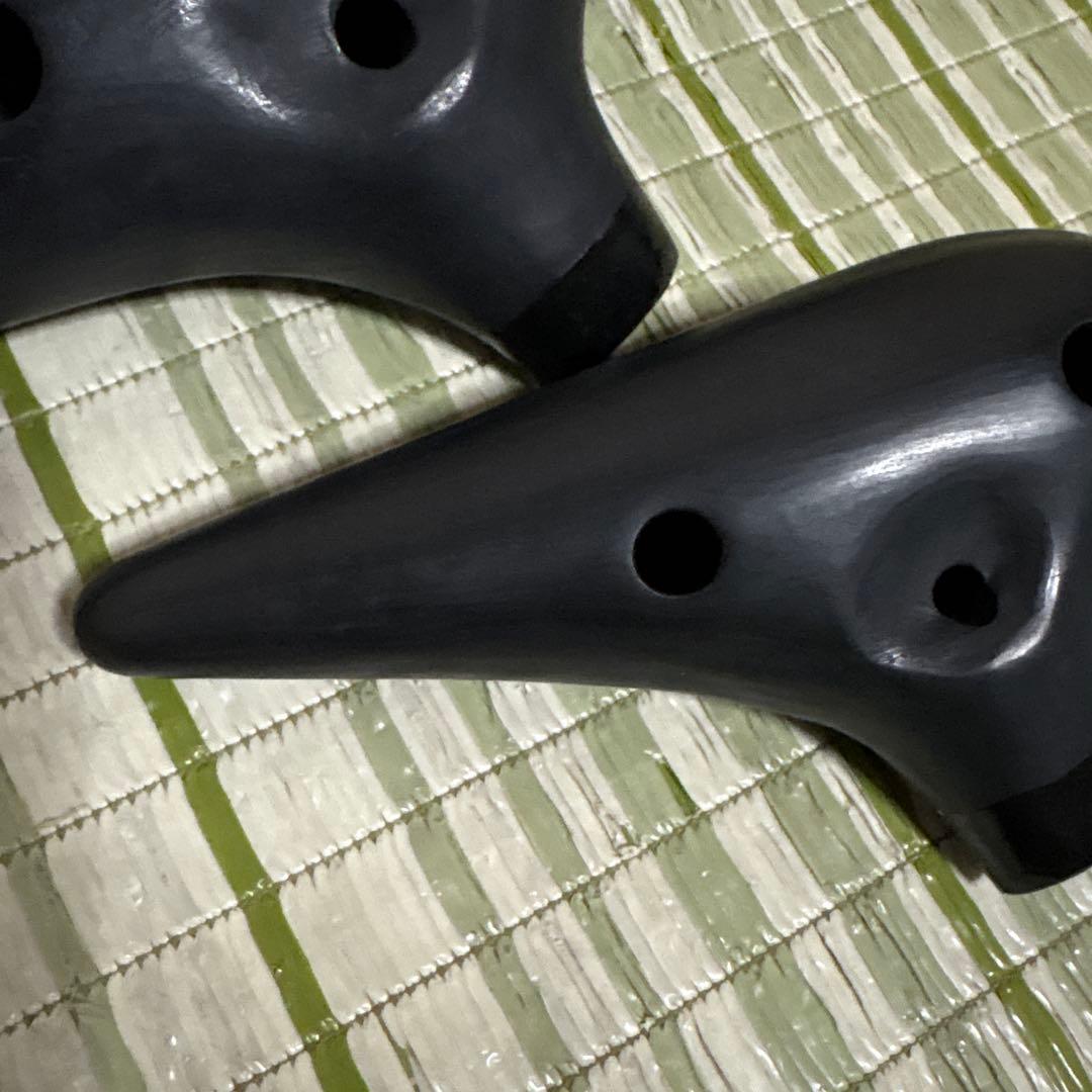 CANTARE 4C 3F オカリナ 黒 ケース付き　カンターレ 楽器　笛