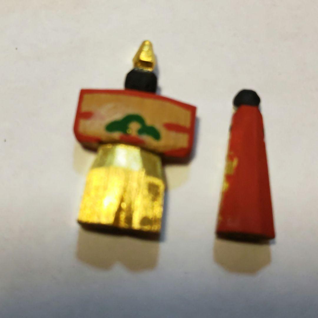 御雛　一刀彫　神泉