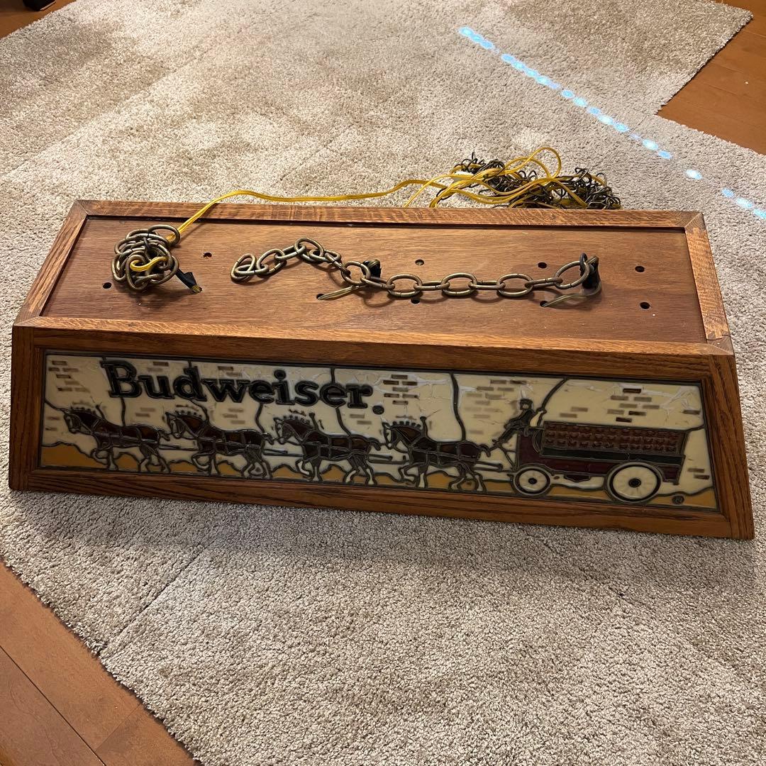 Budweiser バドワイザー プールバーライト ヴィンテージ ✨激レア✨馬車
