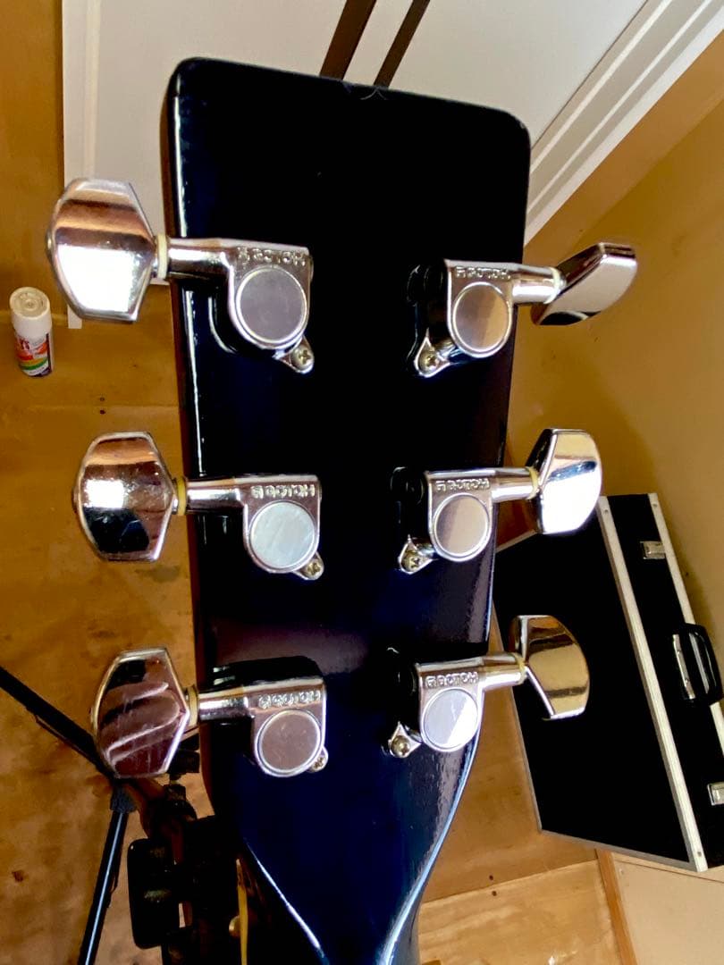 90’代モーリスMF50　スプルース単板、ペグGOTOHクリーニング済HC付