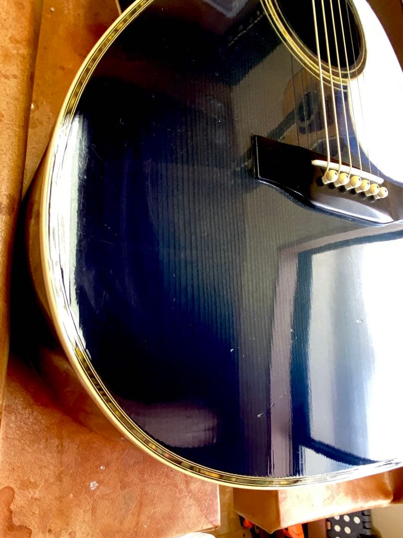 90’代モーリスMF50　スプルース単板、ペグGOTOHクリーニング済HC付