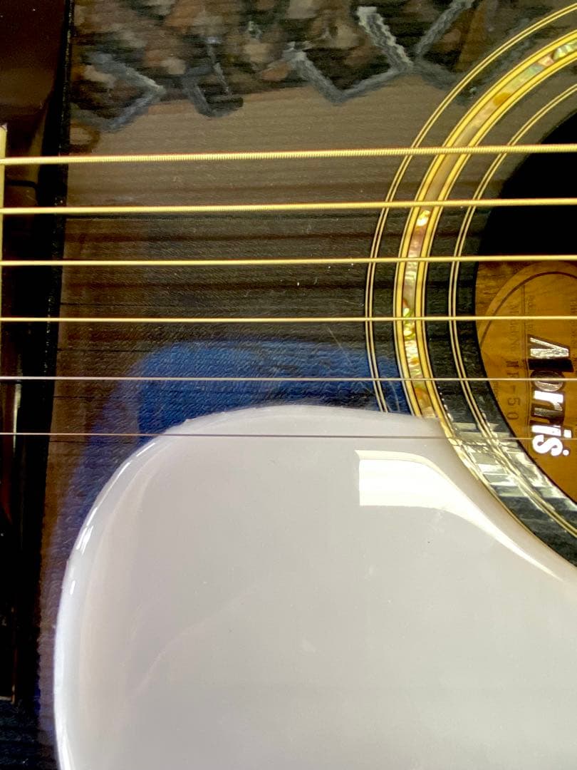 90’代モーリスMF50　スプルース単板、ペグGOTOHクリーニング済HC付