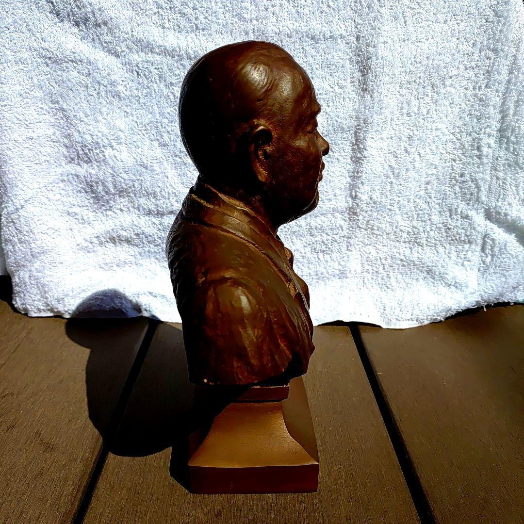 田中角栄 ブロンズ製胸像 約20cm