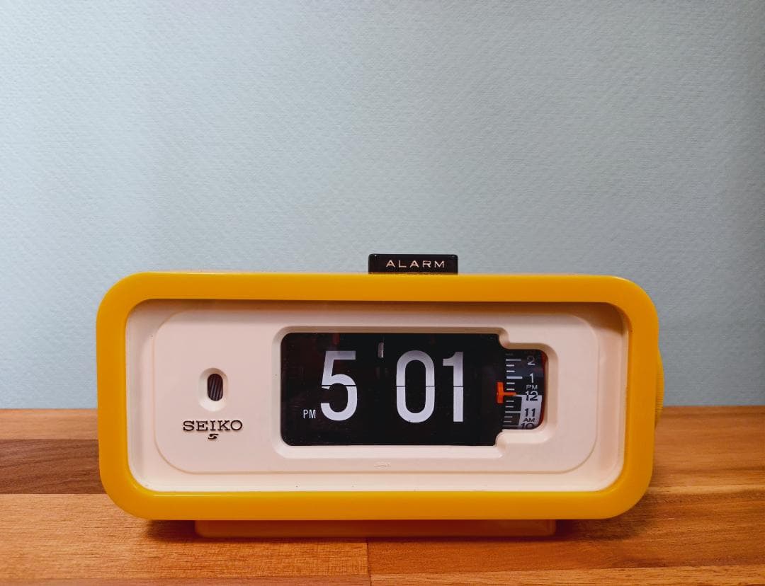 SEIKO　パタパタ時計　DP666T　昭和レトロ