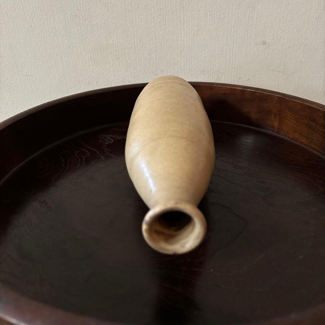 白丹波徳利　古美術　古道具　アンティーク　青山二郎　古陶磁　古民芸　酒器　李朝