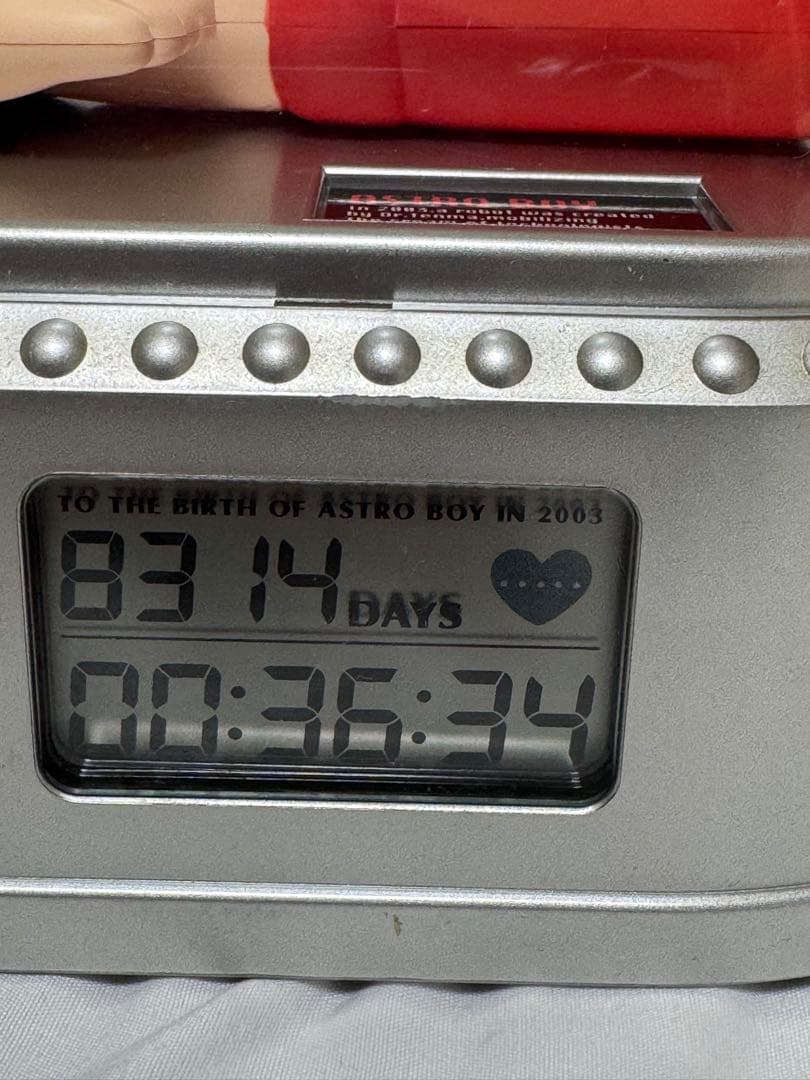 手塚プロダクション　ASTRO BOY カウンドダウンタイマー付きフィギュア