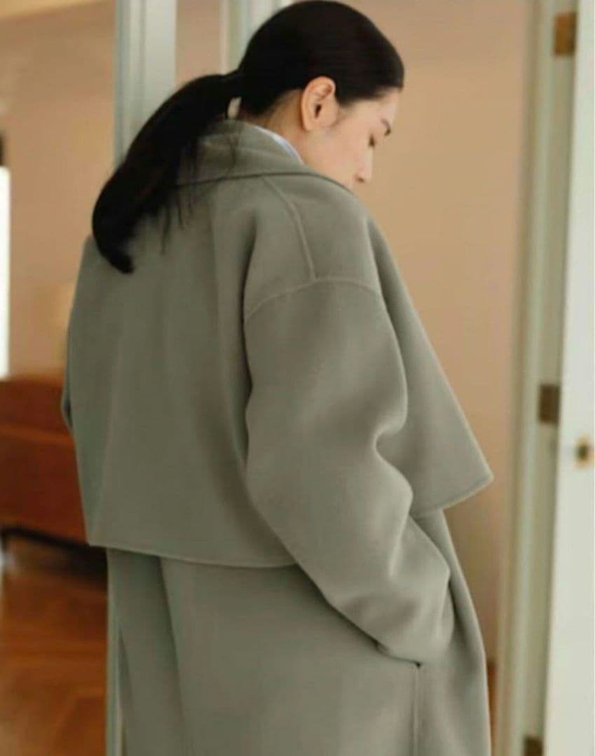 【新品未使用】フリーダムコート ショールカラー ロングガウン　吉高由里子着用