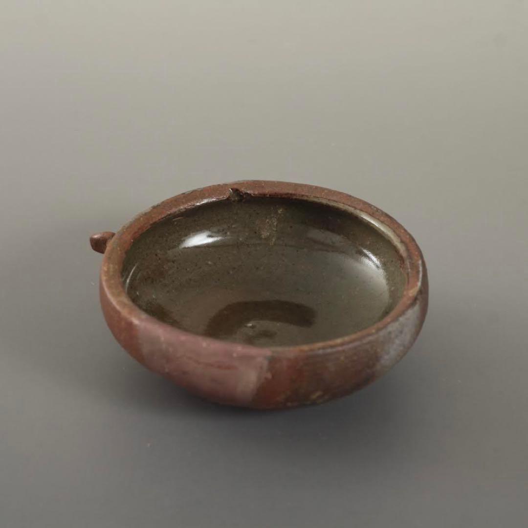 丹波 盃 酒器 古美術 古道具 アンティーク 丹波焼 平盃 丹波手付き盃