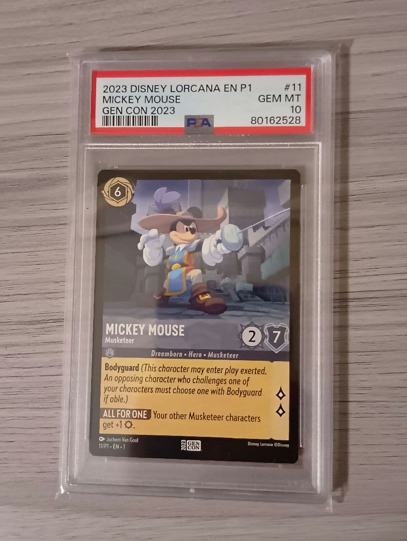 Mickey Mouse プロモ　psa10【ロルカナ/Lorcana】