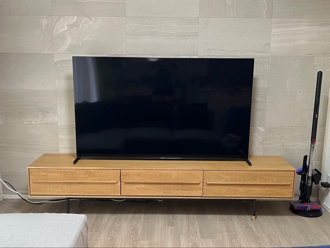 【テレビ台】 ローボード 210cm オーク材 大塚家具 テレビボード