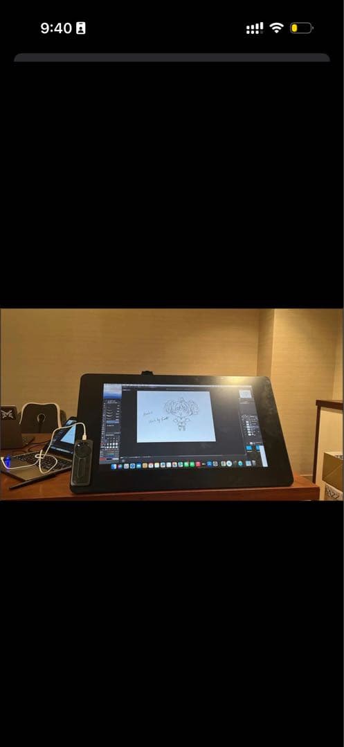 キャンセル専用wacom Ci touchペンタブレット本体 専用アーム付き