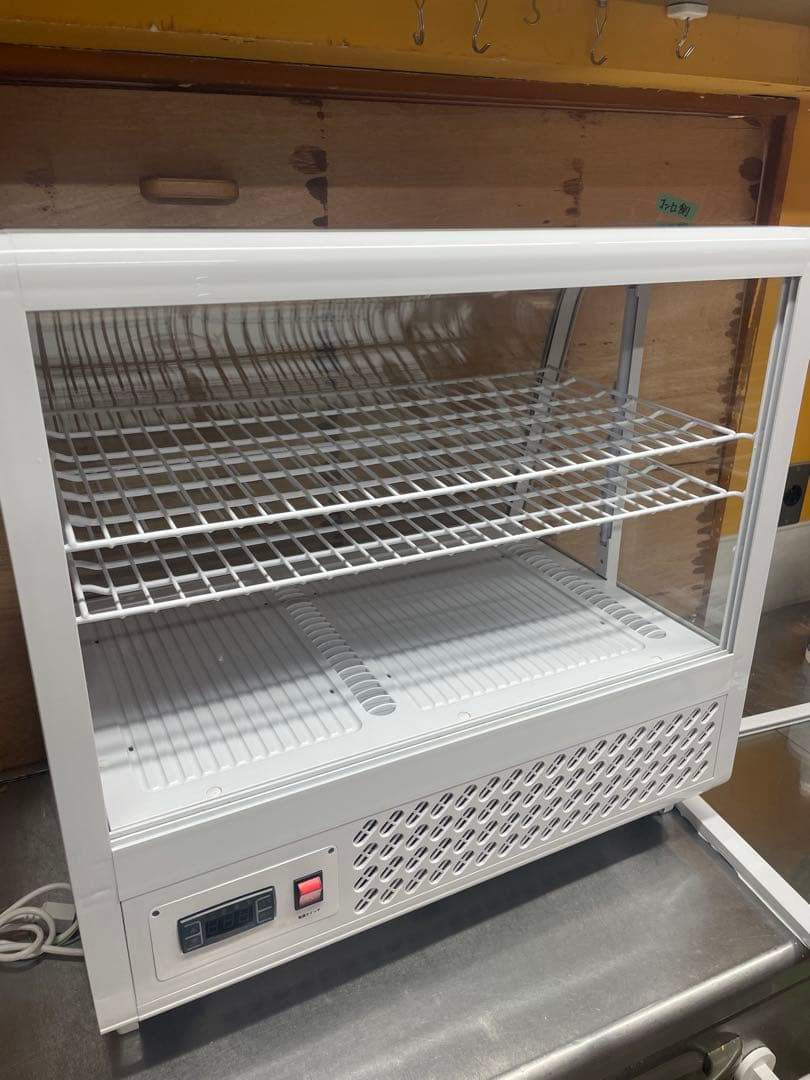 冷蔵　ショーケース ドリンクショーケース　中型 ホワイト　美品　冷蔵庫