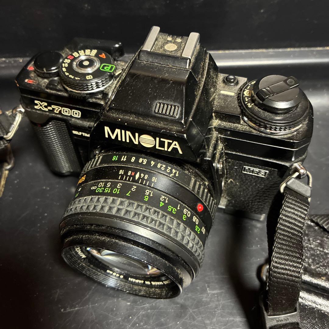 田*中様 MINOLTA X-700 フィルムカメラ MD ROKKORレンズ