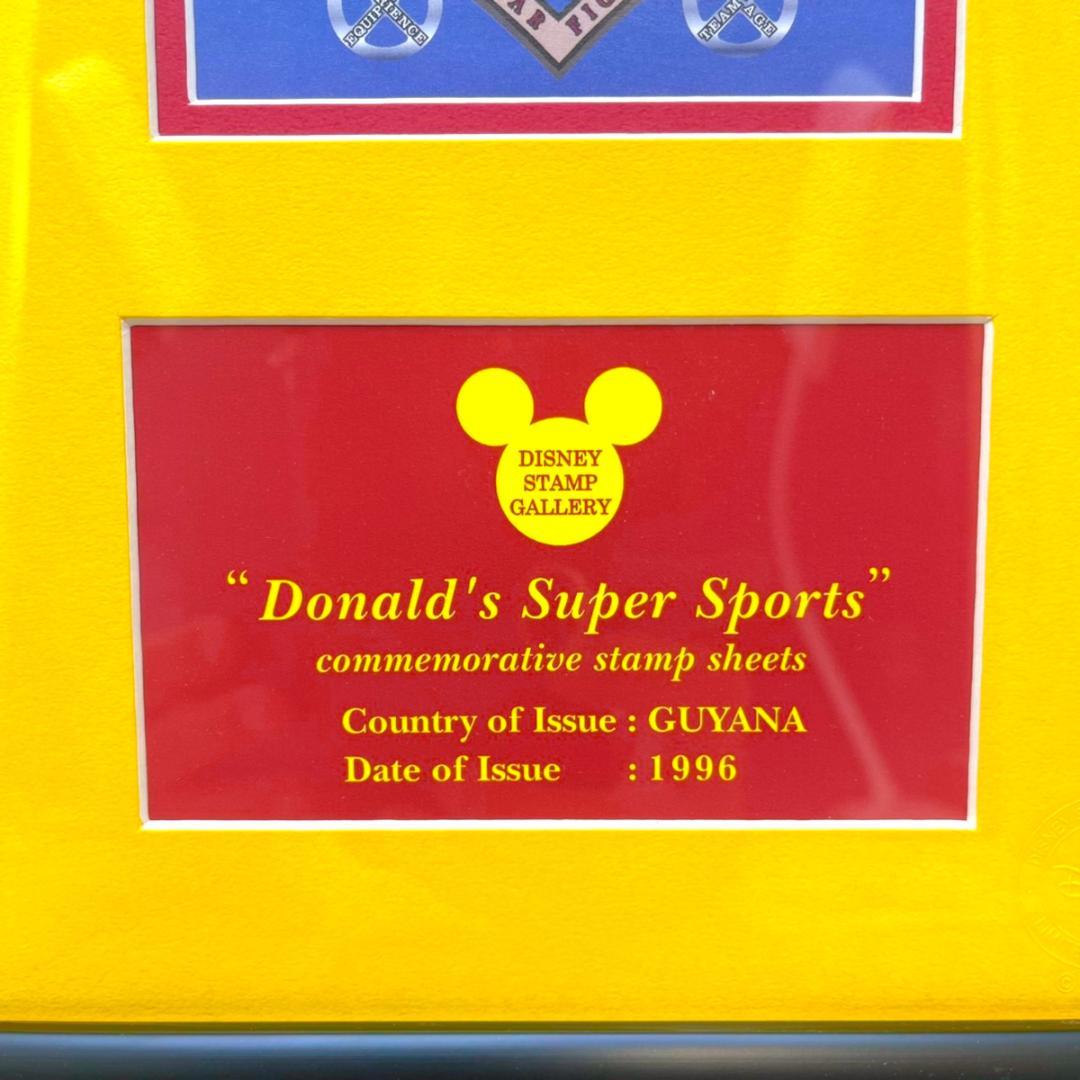 世界限定150枚 レア★ドナルドダック★スタンプアートギャラリー 額縁